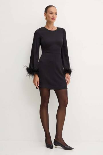 Платье Twinset цвет чёрный mini прямое 242TP2346 Платье Twinset цвет чёрный mini прямое 242TP2346