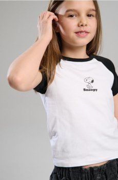 Бавовняна футболка з принтом Peanuts - білий