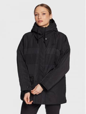 adidas Демісезонна куртка HM2615 Чорний Loose Fit adidas Демісезонна куртка HM2615 Чорний Loose Fit