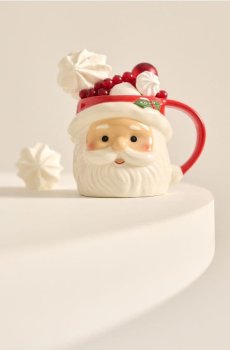 Горнятко зі святковим мотивом - червоний