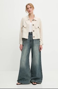 Льняная футболка Answear.LAB