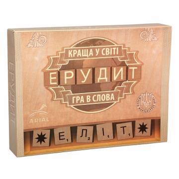 Настільна гра Ерудит елітна версія українською мовою Arial (4820059910220) Настільна гра Ерудит елітна версія українською мовою Arial (4820059910220)