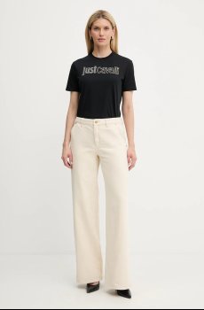 Хлопковая футболка Just Cavalli