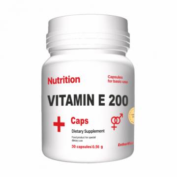 Витамин Е AB PRO EntherMeal Vitamine E 200 + Caps, 30 капсул Витамин Е AB PRO EntherMeal Vitamine E 200 + Caps, 30 капсул