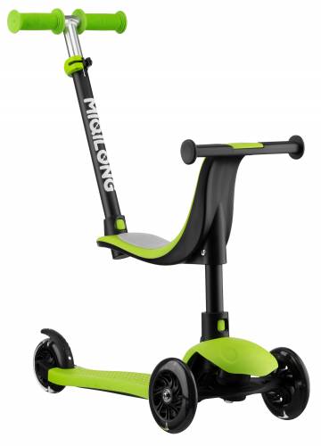 Самокат Miqilong Alamo 3 в 1 зелений (ALAMO-125-GREEN) Самокат Miqilong Alamo 3 в 1 зелений (ALAMO-125-GREEN)