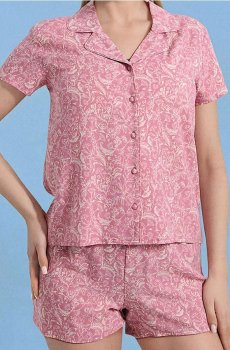 Піжамний комплект із двох предметів - рожевий