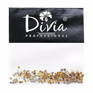 Камешки для декора ногтей Divia в пакетике, 09 Золотые, 90 шт (Di855) Камешки для декора ногтей Divia в пакетике, 09 Золотые, 90 шт (Di855)