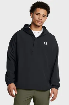 Мужской черный анорак UA Vibe StormShell Hood Черный S Under Armour 1386575-001