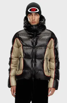 Мужская черная куртка W-OSTEND Черный 46 Diesel A14405 0DBCH