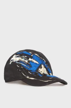 Мужская черная кепка C-EIFFEL CAPPELLO Черный S Diesel A19450 0PFAA