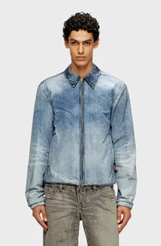 Мужская синяя джинсовая куртка J-ACT Синий 48 Diesel A20608 0QMBH