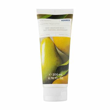 Разглаживающее молочко для тела Korres Bergamot Pear Body Smoothing Milk, 200 мл