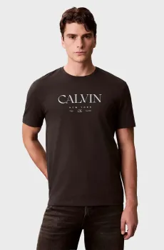 Мужская темно-серая футболка SS 20S Серый XL Calvin Klein LV04RE807G