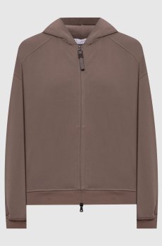 Коричневая спортивная куртка