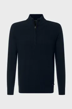 Мужская темно-синяя кофта Синий S Pierre Cardin PC.-C5 51012.5065