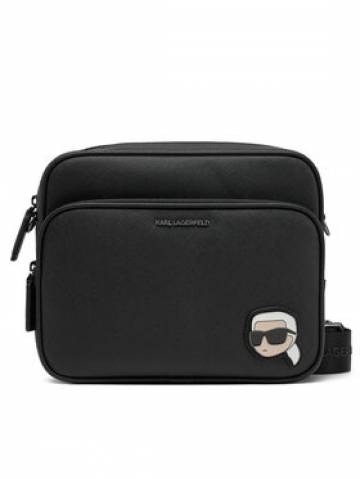 KARL LAGERFELD Плоска сумка A1M30075 Чорний KARL LAGERFELD Плоска сумка A1M30075 Чорний