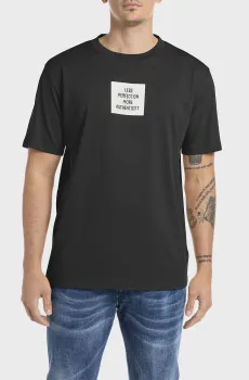 Мужская черная футболка Черный S Replay M6934 .000.23732P