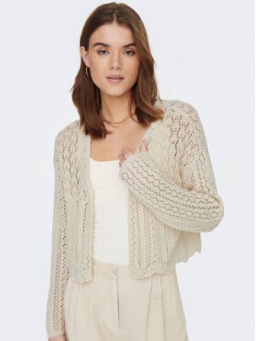 ONLY Кардиган Nola 15290744 Écru Relaxed Fit ONLY Кардиган Nola 15290744 Écru Relaxed Fit