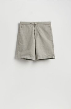 Reserved - Регулярні шорти з домішкою льону - світло-оливковий - 9410N-81M