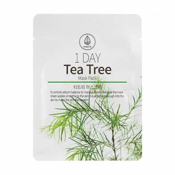 Тканевая маска для лица Med B One Day Tea Tree Mask с экстрактом чайного дерева, 27 мл Тканевая маска для лица Med B One Day Tea Tree Mask с экстрактом чайного дерева, 27 мл
