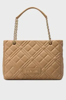 Женская бежевая сумка Бежевый ONESIZE Love Moschino JC4145PP0NLA0104
