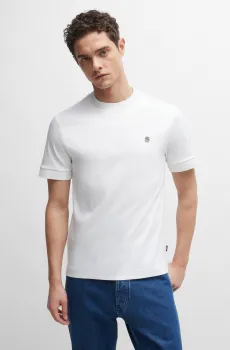 Мужская белая футболка Белый L BOSS 50520298;100
