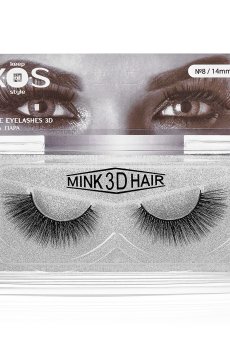 Уценка! Накладные ресницы K.O.S 3D номер 8, 1 пара