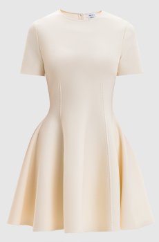 Платье мини цвета айвори