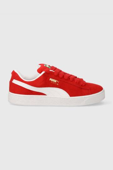 Кожаные кроссовки Puma Suede XL цвет красный 395205 Кожаные кроссовки Puma Suede XL цвет красный 395205