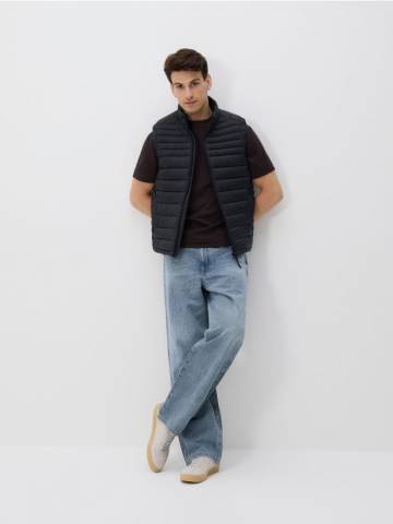 Reserved - Стьобаний жилет - чорний - 352CV-99X