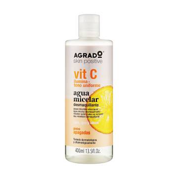 Мицеллярная вода для снятия макияжа Agrado Skin Positive Vitamin C Micellar Water Make-Up Remover с витамином С, 400 мл