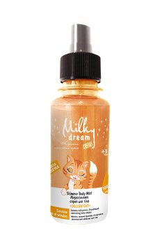 Детский мерцающий спрей для тела Milky Dream Kids Желтая Кошечка, 100 мл