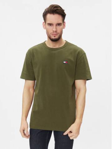 Tommy Jeans Футболка Classic Xs Badge DM0DM17870 Зелений Classic Fit Tommy Jeans Футболка Classic Xs Badge DM0DM17870 Зелений Classic Fit