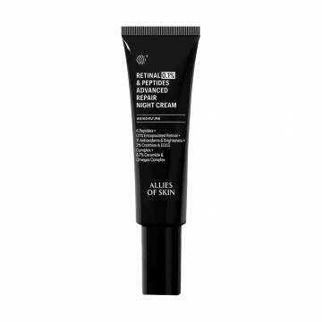 Антивозрастной ночной крем для лица Allies Of Skin Retinal 0.1% & Peptides Advanced Repair Night Cream с ретиналем 0.1%, 48 мл Антивозрастной ночной крем для лица Allies Of Skin Retinal 0.1% & Peptides Advanced Repair Night Cream с ретиналем 0.1%, 48 мл