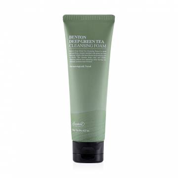 Пенка для умывания Benton Deep Green Tea Cleansing Foam с зеленым чаем, 120 г Пенка для умывания Benton Deep Green Tea Cleansing Foam с зеленым чаем, 120 г