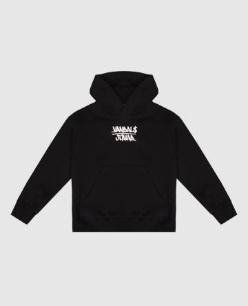 Детское черное утепленное худи Vandals Squad Детское черное утепленное худи Vandals Squad