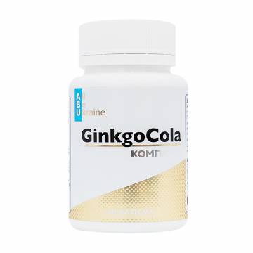 Комплекс Гинкго билоба ABU - All Be Ukraine GingkoCola, 60 капсул
