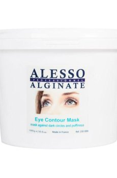 Альгинатная маска для кожи вокруг глаз Alesso Professionnel Smoothing Eye Contour Mask против темных кругов и отеков, 1 кг