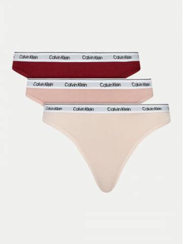 Calvin Klein Underwear Набір з 3 пар стрінгів 000QD5209E Кольоровий Calvin Klein Underwear Набір з 3 пар стрінгів 000QD5209E Кольоровий