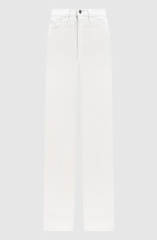 Белые джинсы с логотип патч