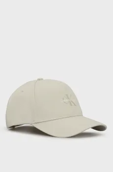 Мужская серая кепка MONO LOGO PRINT CAP Серый ONESIZE Calvin Klein K50K512140