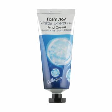 Крем для рук Farm Stay Visible Difference Hand Cream Collagen с коллагеном, 100 мл Крем для рук Farm Stay Visible Difference Hand Cream Collagen с коллагеном, 100 мл