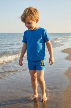 Плавки з принтом - синій