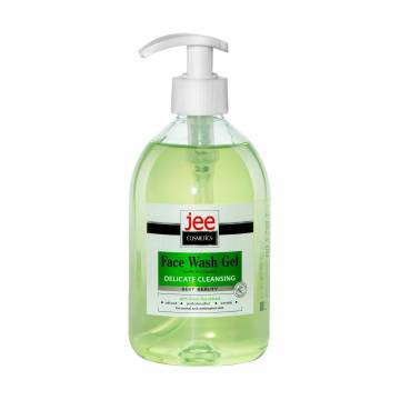Деликатно очищающий гель для умывания Jee Cosmetics Face Wash Gel Delicate Clensing Зеленый чай, 500 мл Деликатно очищающий гель для умывания Jee Cosmetics Face Wash Gel Delicate Clensing Зеленый чай, 500 мл