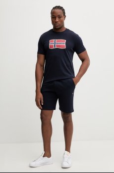 Хлопковая футболка Napapijri MAHSA