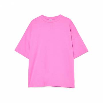 Cropp - Гладка футболка - рожевий Cropp - Гладка футболка - рожевий