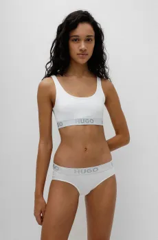 Женские белые трусики Белый XL HUGO 50469643;100