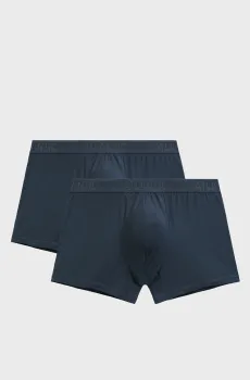 Мужские синие боксеры (2 шт) Синий XL Atlantic 2MH-1204