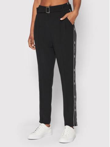 Liu Jo Штани з тканини TA2213 T8423 Чорний Regular Fit Liu Jo Штани з тканини TA2213 T8423 Чорний Regular Fit