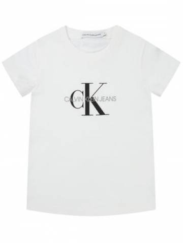 Calvin Klein Jeans Футболка Monogram Logo IU0IU00068 Білий Regular Fit Calvin Klein Jeans Футболка Monogram Logo IU0IU00068 Білий Regular Fit